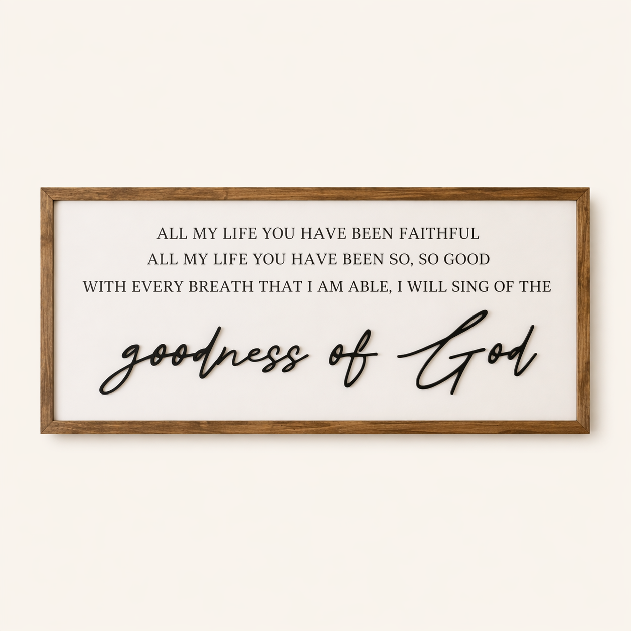 Goodness of God