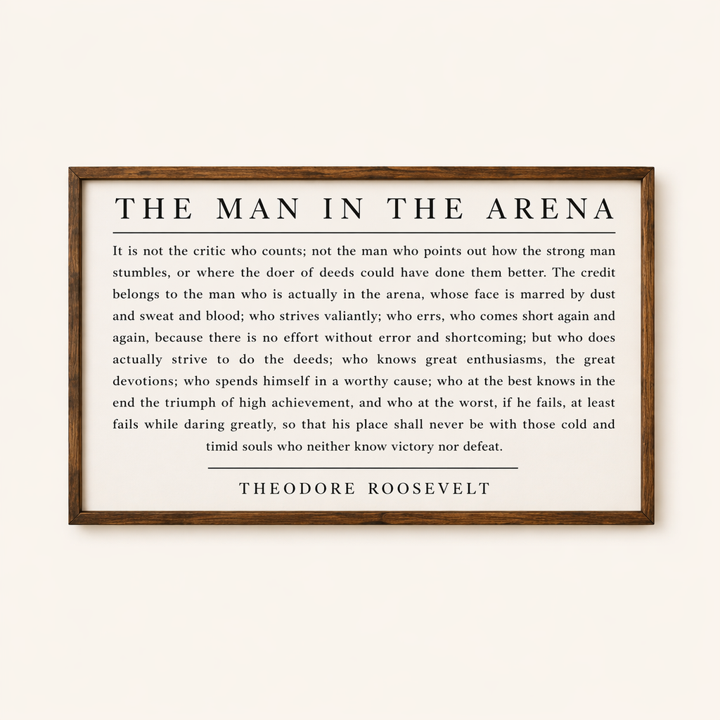 The Man in the Arena