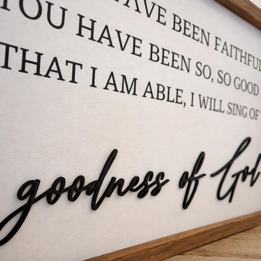 Goodness of God